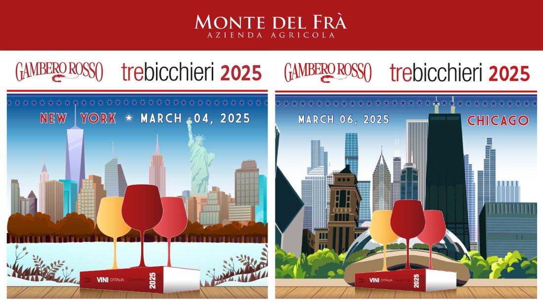 Tre Bicchieri Gambero Rosso 2025 New York - Chicago Tre Bicchieri Gambero Rosso 2025 New York - Chicago