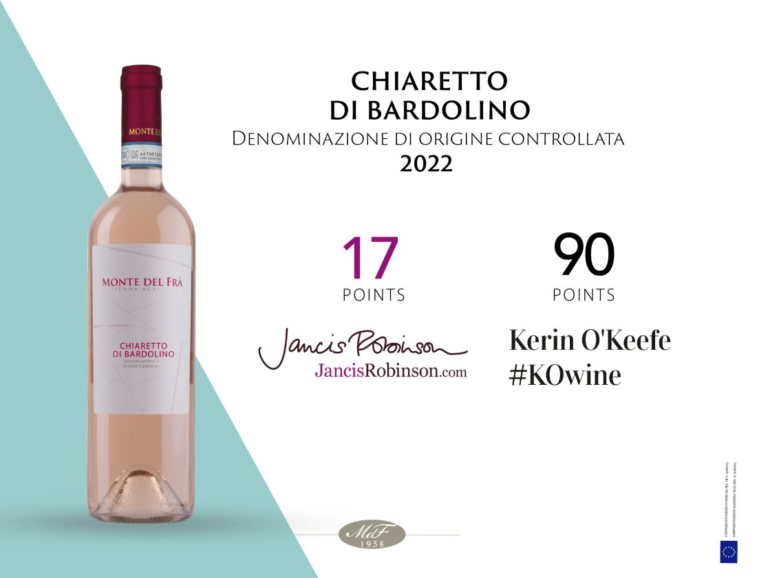 Chiaretto di Bardolino doc - rosè wine from lake Garda Chiaretto di Bardolino doc - rosè wine from lake Garda