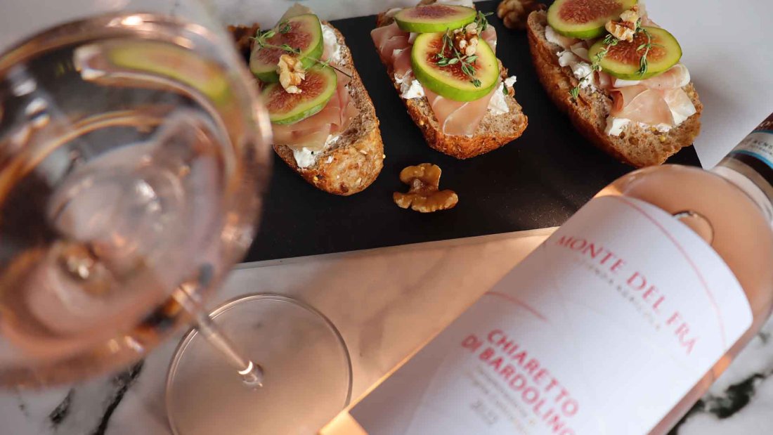 Chiaretto di Bardolino doc e cicchetti Chiaretto di Bardolino doc e cicchetti