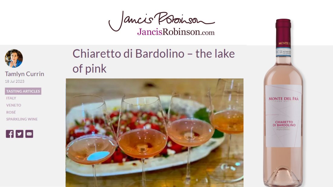 Chiaretto di Bardolino doc - rosè wine from lake Garda Chiaretto di Bardolino doc - rosè wine from lake Garda
