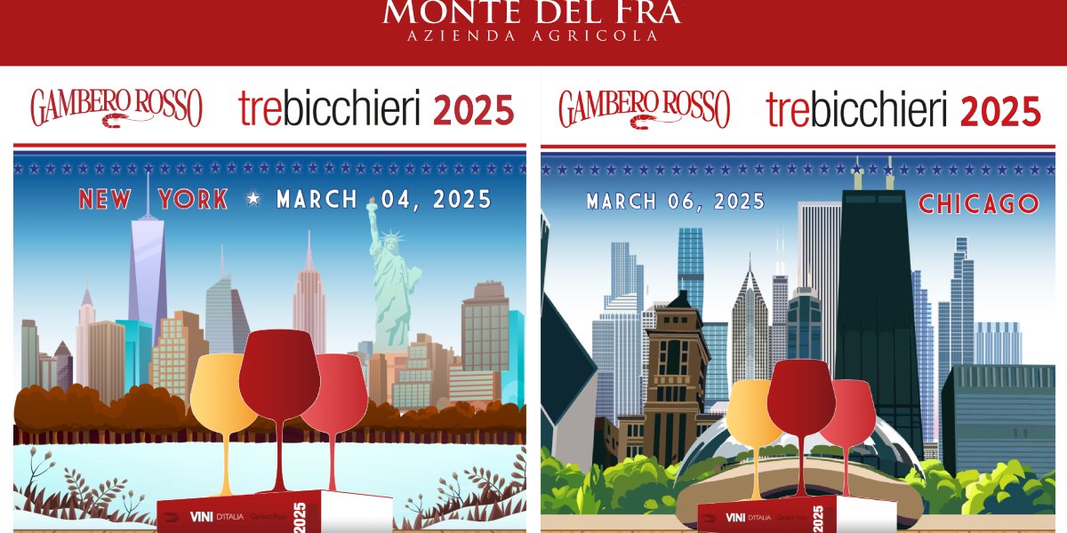 Tre Bicchieri Gambero Rosso 2025 New York - Chicago Tre Bicchieri Gambero Rosso 2025 New York - Chicago