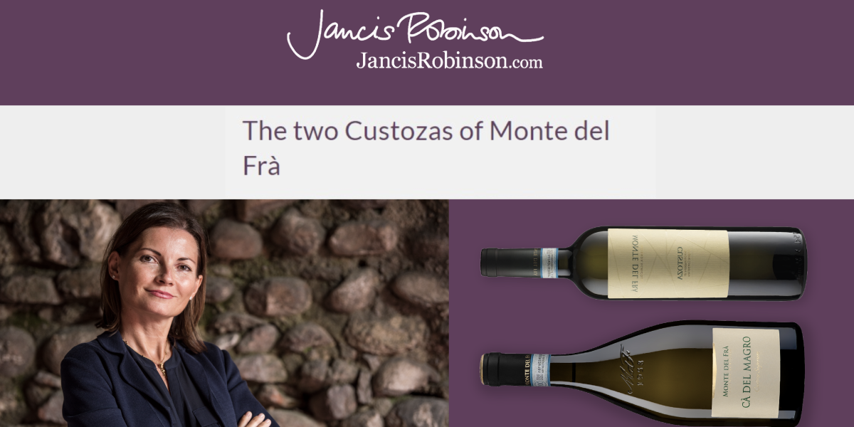Jancis Robinson Custoza doc Verona wines Custada doc wine review from the famous wine critic Jancis Robinson
